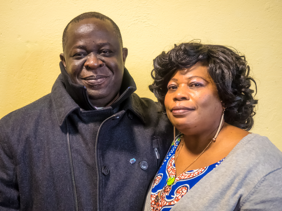 Francis Asare Kwabena and his wife Evelin Asare